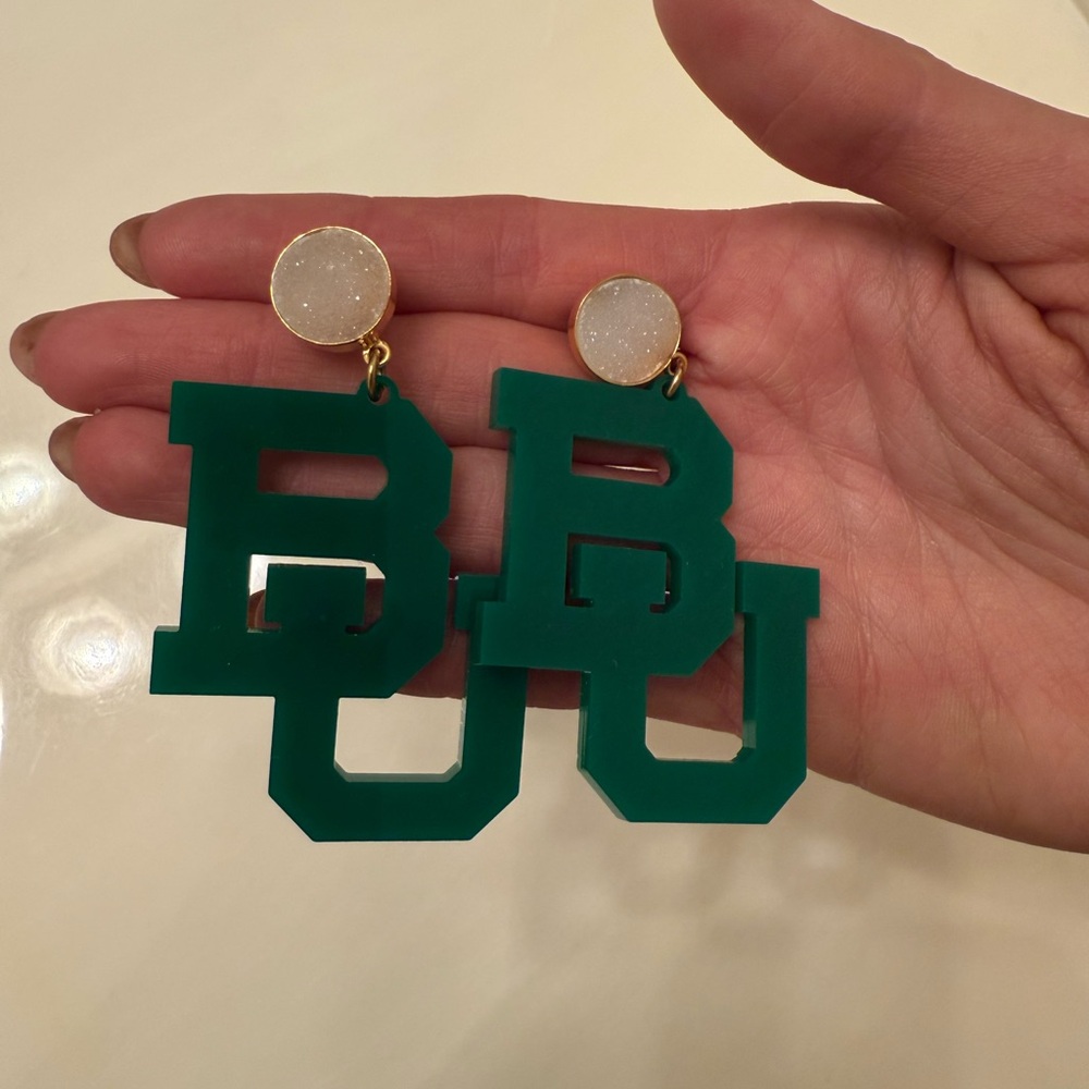 Baylor University Earrings Brianna Cannon Team RLN